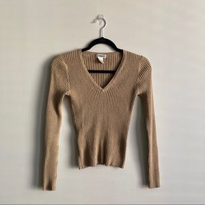 Ribbed Fitted Sweater